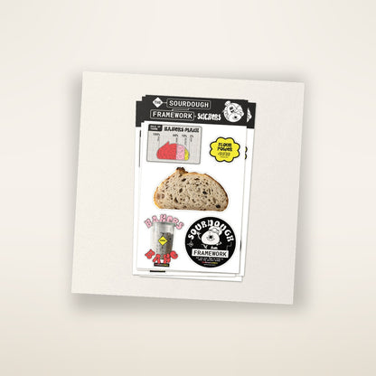 Wild & Yeasty sourdough sticker collection