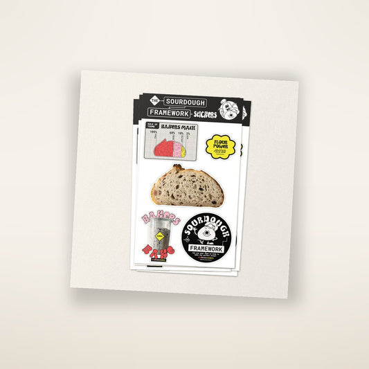 Wild & Yeasty sourdough sticker collection